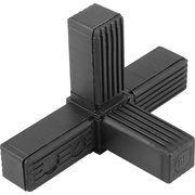 Kipp Connector 4-Way With Tapped Bush, A=30, L=124, Polyamide, Comp:Steel K0624.130201210